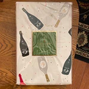 Kate spade champagne celebration 60X 102 inch tablecloth